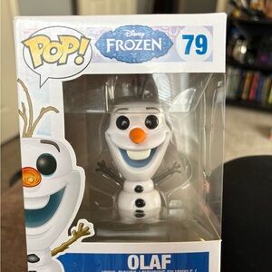 Disney Frozen Olaf Pop! Figure - White, Black, Orange